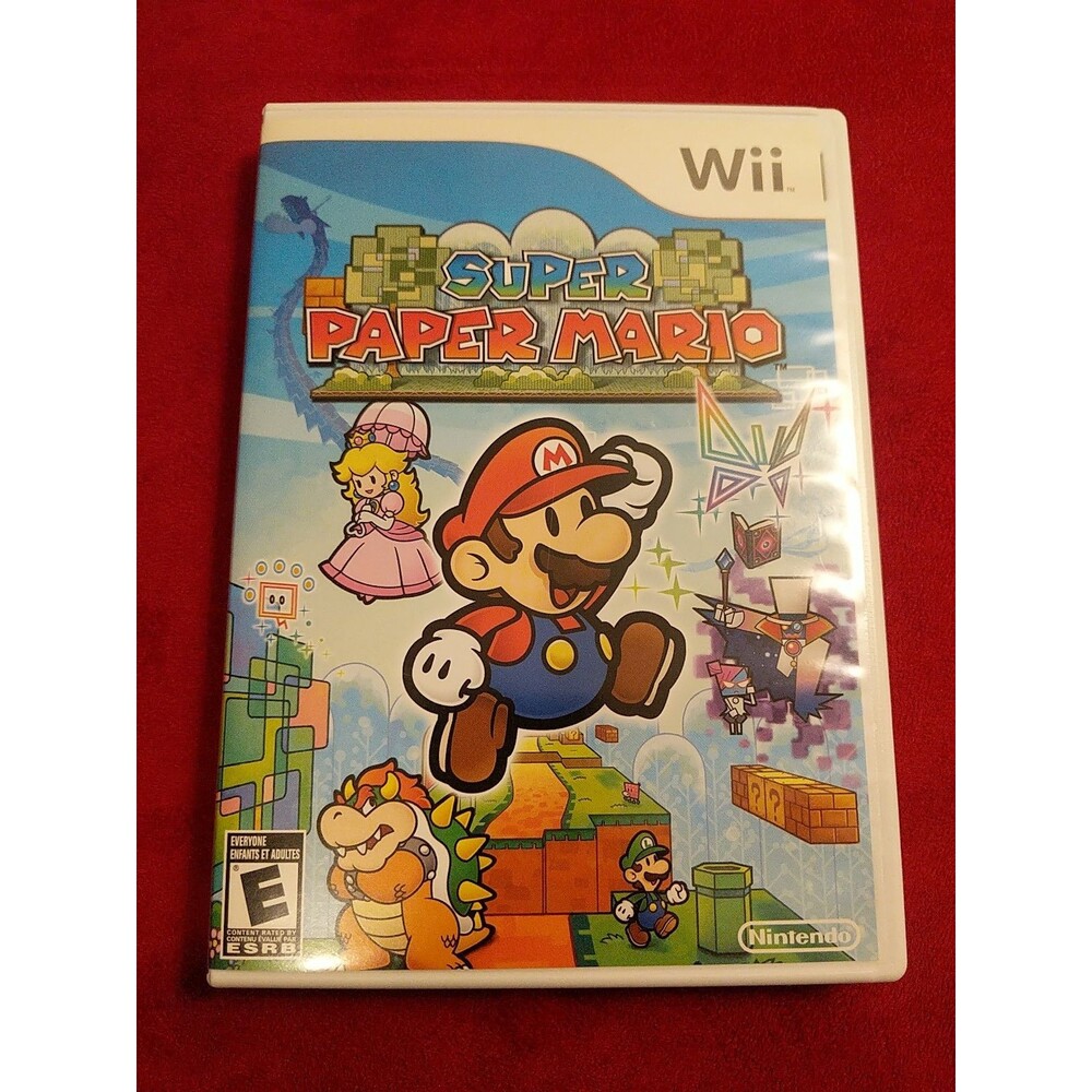 Super Paper Mario - Wii, Excellent Condition! Complete